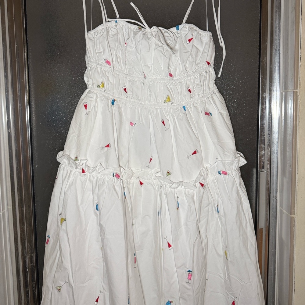 🩷Firm Price🩷 En Saison Nellie sleeveless smocked midi dress - Picture 13 of 16